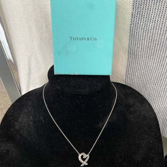 Tiffany & Co Paloma Picass Loving Heart Sterling Silver Chain - Picture 3 of 7
